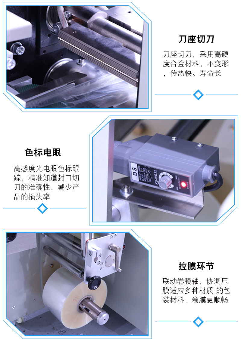 全自動奶糖堅果巧克力包裝機(圖1)